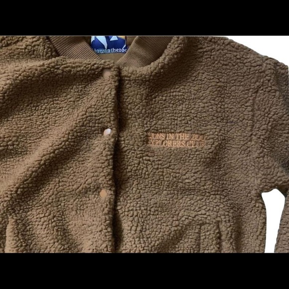 Polar Fleece Bomber Jacket Rust Color Women’s Sz - Picture 1 of 2
